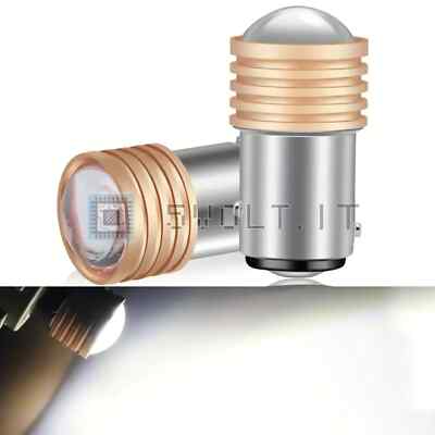 2 Stück 1157 BAY15D P21 5W LED Auto Lichter Objektiv HD Projektor