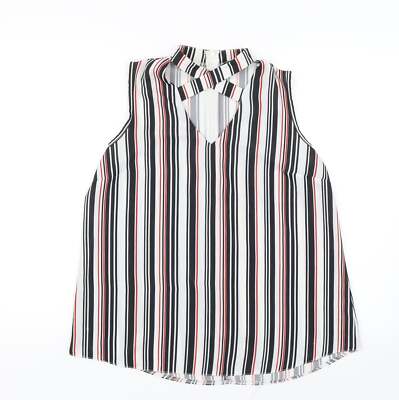 Select Damenbluse schwarz Polyestermischung Größe 12