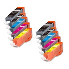 10 PK New Ink Set  CHIP for Canon PGI-250 CLI-251 MG5420 MG5520 MX722 MX922