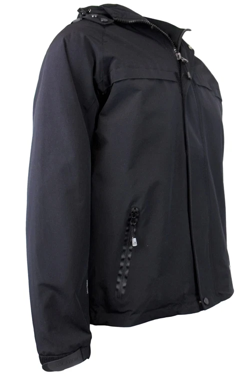 Mens Jacket Waterproof Taped Seams Black Coat JKT Location Outdoors Size S-2XL - Image 3 of 4