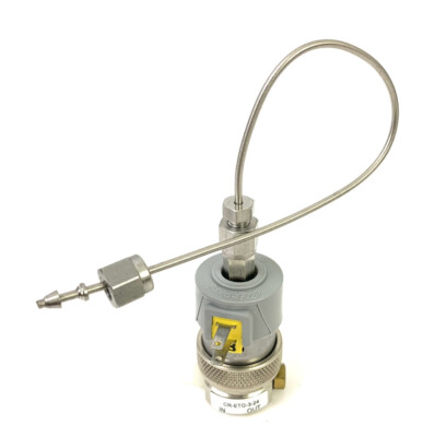 3-Way Elec. Valve, In-Line Mount, Spade Term., 24 VDC