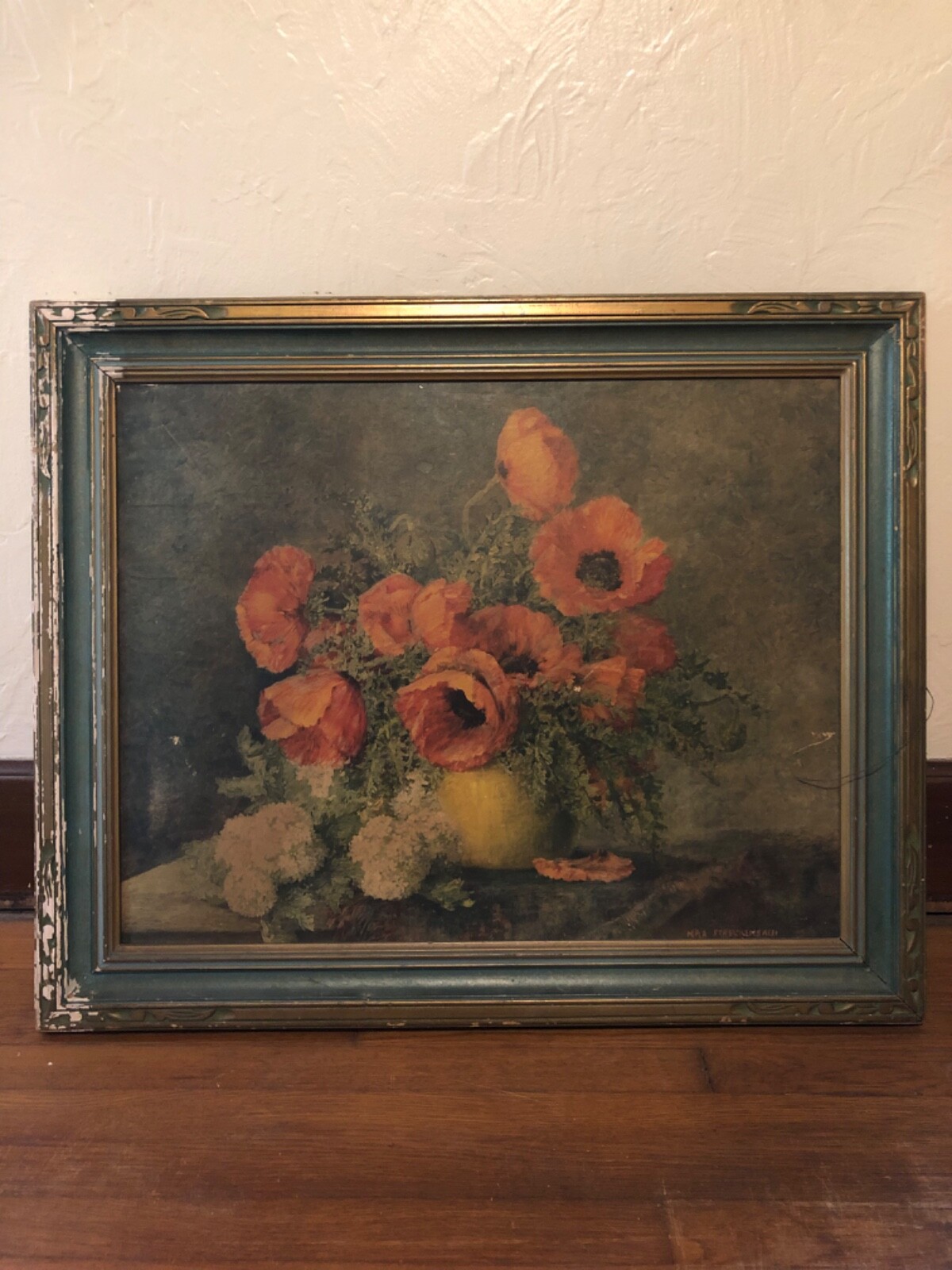 Original Oil Painting MAX STRECKENBACH POPPIES IN BLOOM eBay
