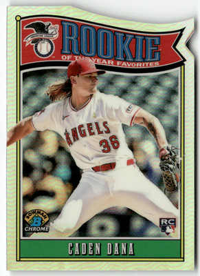 Topps MLB 2025 Bowman Chrome No. ROY-7 Caden Dana Rookie