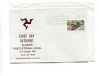 Isle of Man 1992 1st day Datapost slogan at Castletown  cover, RPS, 392