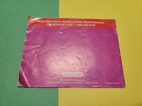 Wario's Woods NES-WB-USA Nintendo NES Manual Only Authentic Original