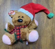 Ty Beanie Buddies POOKY Plush Garfield  Characters Bear Santa Hat 2005 RARE 7  