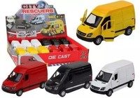 5905991007159 Autko Dostawcze 1:32 Z DźWięKiem I śWiatłEm Lean Toys