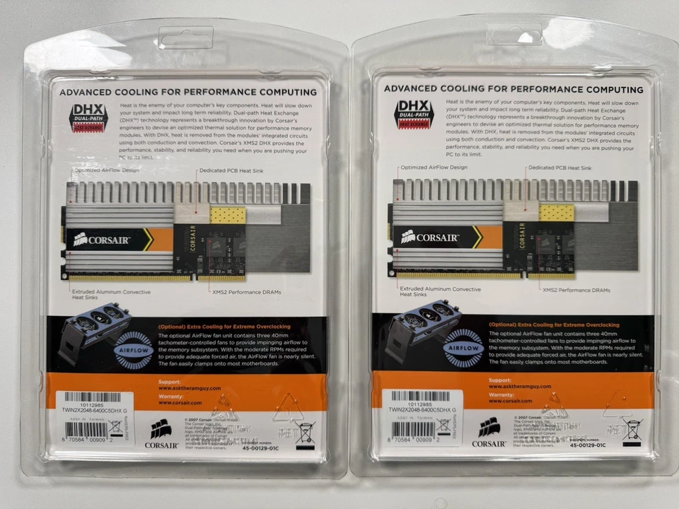 Corsair XMS2-6400 1GB RAM Memory CM2X1024-6400C5DHX 4 Sticks 4 GB Total - Image 4 of 4