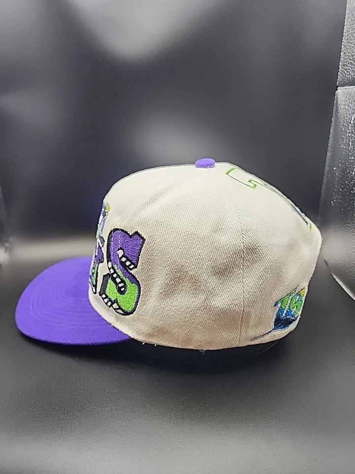 Tampa Bay Rays Graffiti Custom Snapback Hat - Image 3 of 4