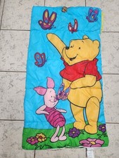 Vintage Disney Winnie the Pooh and Piglet Butterfly Play Kids Sleeping Bag