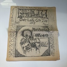 lata 80. Punk Zine Name It Yourself #1 Gazeta