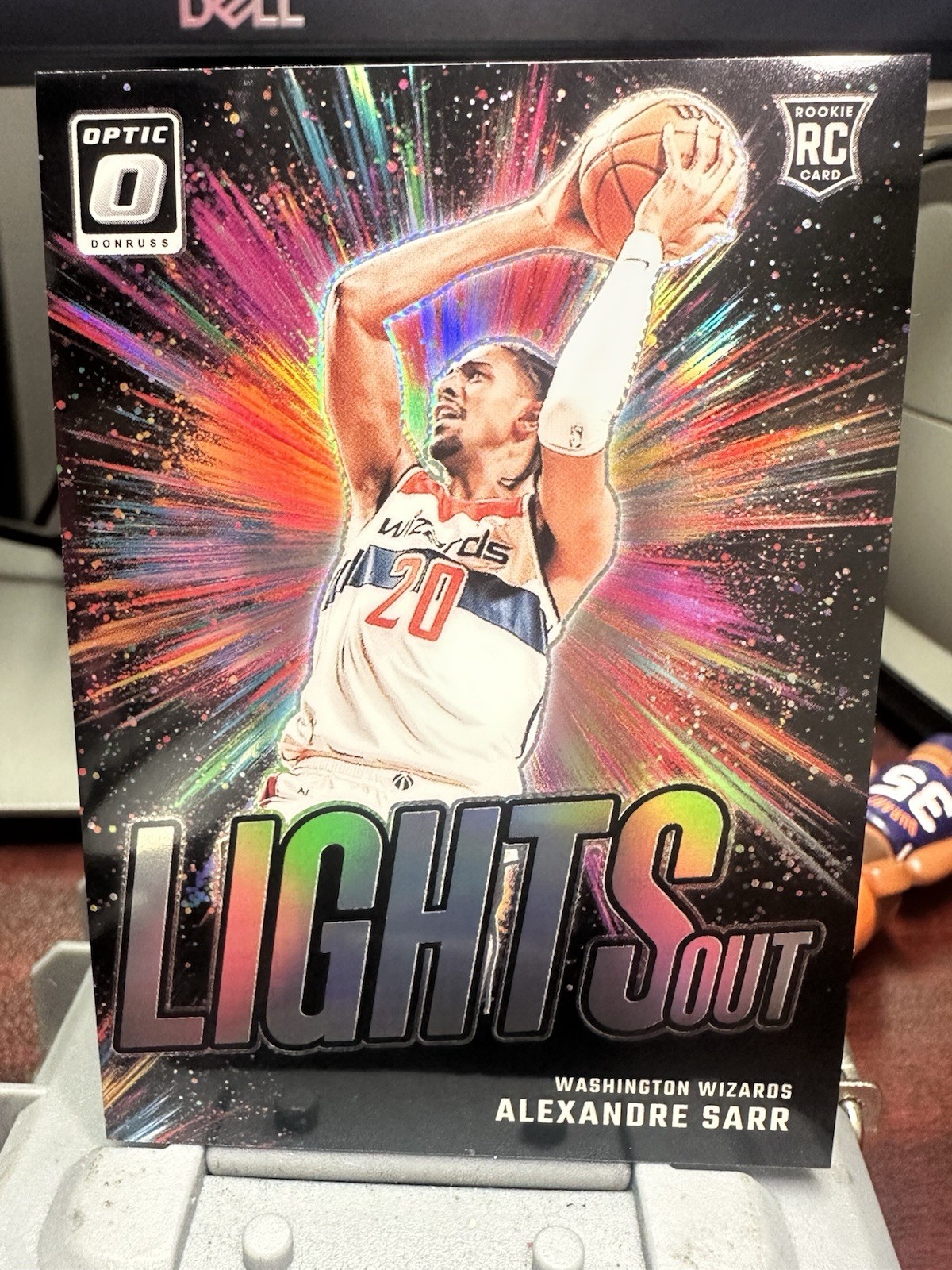 2024-25 Panini Donruss Optic #5 Alexandre Sarr Lights Out Holo Silver SP