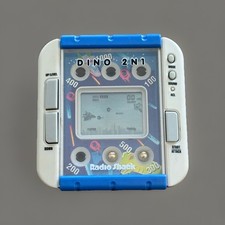 VTG 90s Radio Shack "DINO 2 In 1" Handheld Dinosaur Space Video Game WORKS