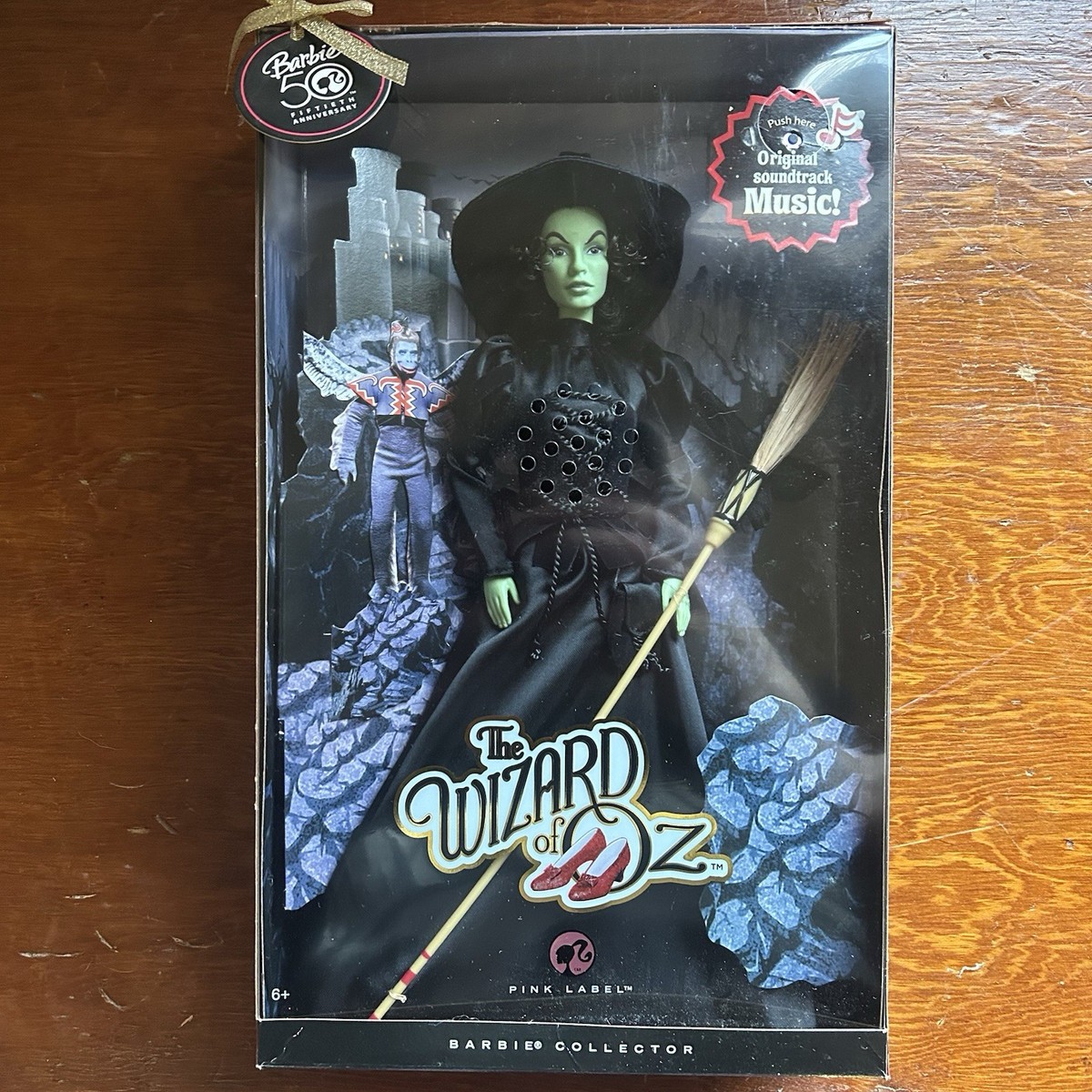 Barbie 2008 Pink Label Wicked Witch of the West Wizard of Oz 50th