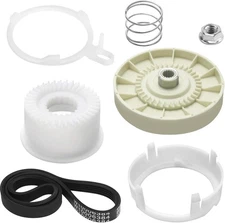 Washer Pulley Clutch Kit W10721967 Drive Belt W10006384 2025 Upgraded Kit