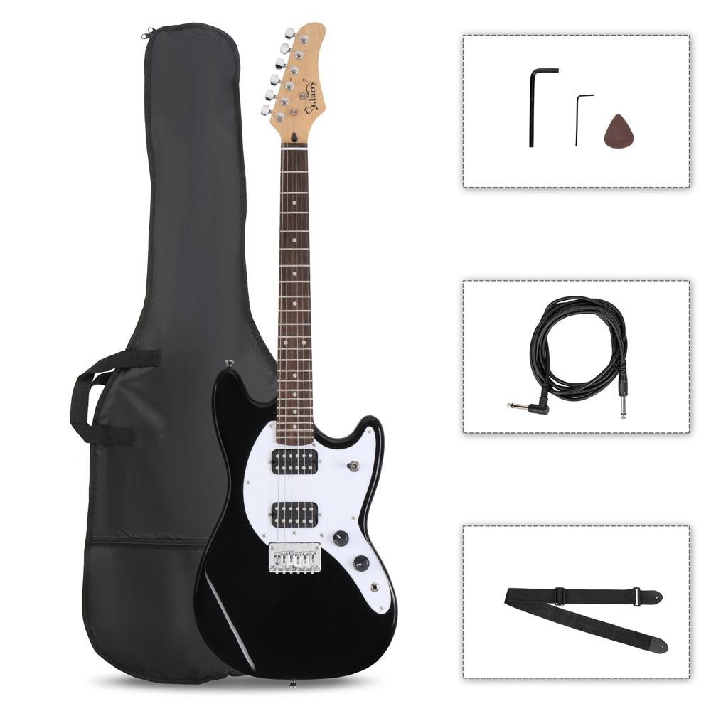 Glarry 6 String H-H Pickups GMF Electric Guitar 6 String for School Band