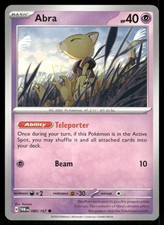 Abra 080/167 - Twilight Masquerade - Common NM