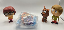 2021 McDonald  s Scooby Doo Bobblehead Happy Meal Toys Lot Of 4 Velma Daph Shaggy