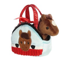 Aurora - Fancy Pals - Peek-A-Boo - 8" Pony In Barn Fashionable Stuffed Animal