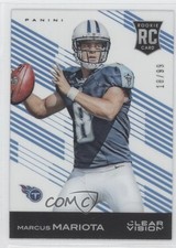 2015 Panini Clear Vision Rookie Blue 18/99 Marcus Mariota (Pre-Throw Motion) 0f8