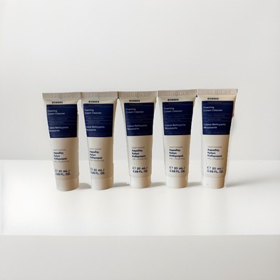 Lot of 5 Korres Greek Yoghurt Pre Probiotics Foaming Cream Cleanser .68oz Sealed