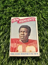 1975 Topps - Emmitt Thomas #460 Highlights Kansas City Chiefs F43