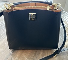 Kate Spade New York Black Satchel/Top Handle Bag - Gold Hardware, Structured