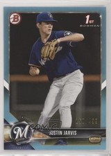 2018 Bowman Draft Sky Blue 150/499 Justin Jarvis #BD-104 0c6