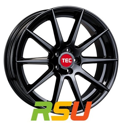4x TEC Speedwheels GT7 black-glossy 8.5x19'' ET48 LK5 112 ML 72.5 Alufelgen 19...