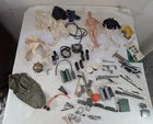 1960s Hasbro Gi Joe Doll w/ Lots of Accessories Some Rare Sold AS IS