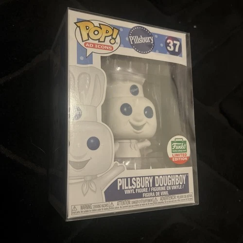 Funko Pop! Vinyl Ad Icons Pillsbury Doughboy #37 Limited Edition Figure W/ COVER