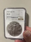 2026 $1 American Silver Eagle NGC MS69 Brown Label Free Shipping 📦