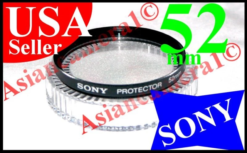 52mm Sony Genuine Original OEM 52 mm UV Protector Safety Lens Filter Japan  - Image 2 of 2