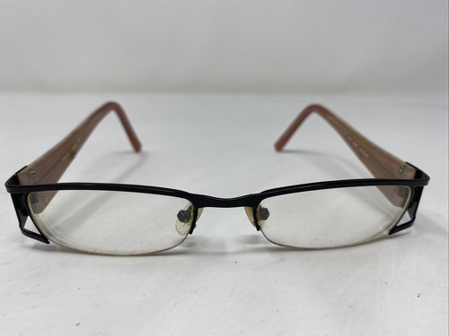 Mizyake Japan 4918 Black 49-18-135 Metal Half Rim Eyeglasses Frame S358