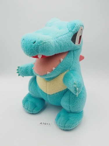 Totodile A1911 Legit Pokemon Takara Tomy No Tushtag Plush 7 Toy Doll Japan Ebay