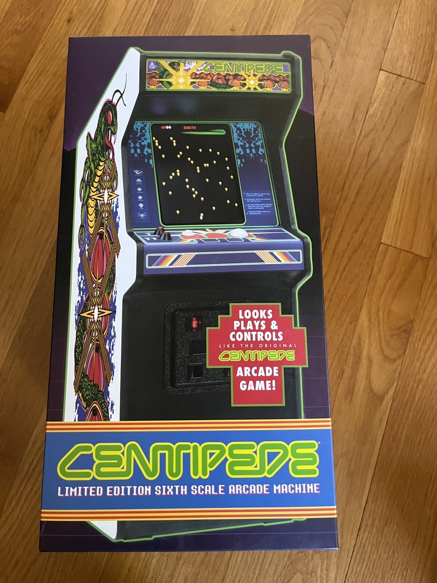 Atari CENTIPEDE 1/6スケールアーケードゲーム New Wave Toys Replicade Atari Centipede 1/6 Scale Arcade Game 100