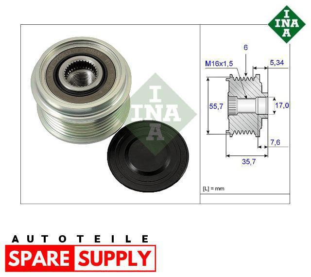 GENERATOR FREEWHEEL FOR CHEVROLET DAEWOO, GM KOREA HOLDEN INA 535 0077 10