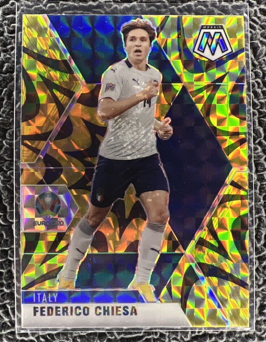 2021 Panini Mosaic UEFA Euro 2020 Federico Chiesa #140 Reactive