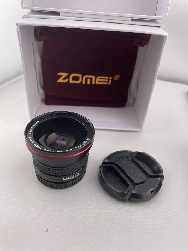 Zomei Mobile Phone Macro Close-up Fisheye Lens 37mm 0.42X Portable & Detachable - Image 2 of 4