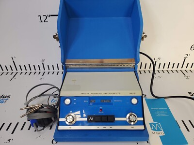Audiometer Hearing Tester Maico Instruments MA-19 w/ Headphones Portable Lab #1