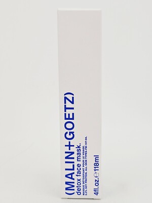Malin Goetz Detox Face Mask 4 oz Soy Protein Oxygenating Gel