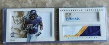 2013 PANINI PLAYBOOK ROOKIE RPA PATCH AUTO BOOKLET 17/49 CORDARRELLE PATTERSON