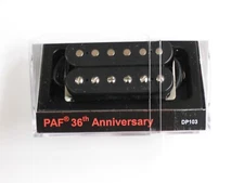 DiMarzio REGULAR SPACED PAF 36th Anniversary Neck Humbucker Black DP 103