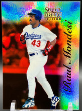 1996 Select Certified Edition Raul Mondesi MIRROR RED NM+ Dodgers Card #57