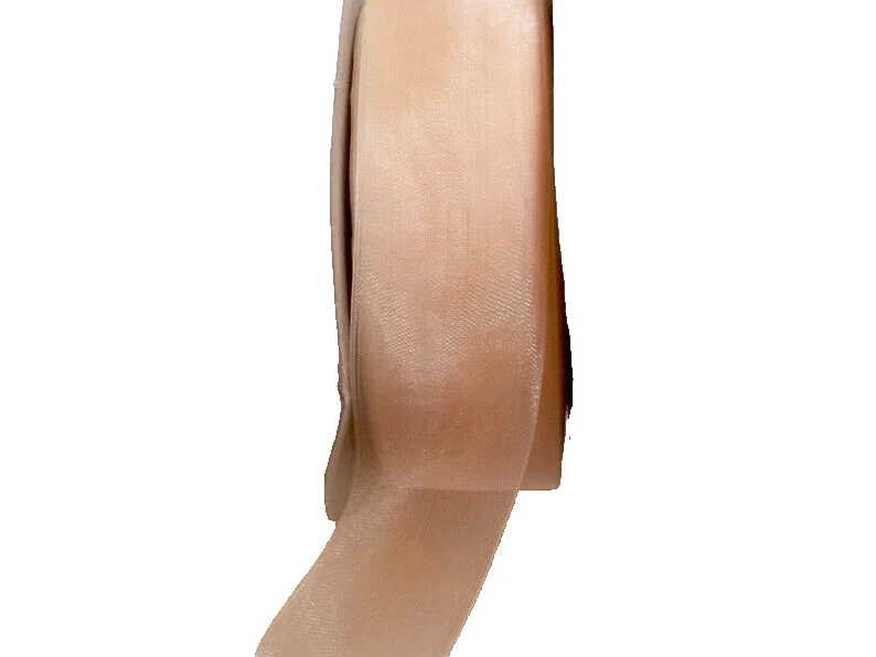 Cream Sheer Organza Ribbon 1 1/2 inches wide x 10 yards Schiff Brand Creme B33 - Image 2 of 4