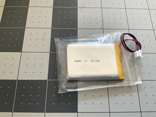 3.7V 1100mAh Lithium Polymer Battery 603449 Lipo Rechargeable Battery Pack JST