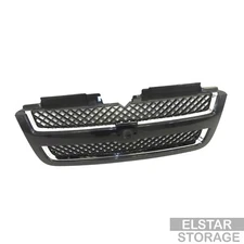 Black Grille w/Chrome Surround Assembly Fit 06-09 Chevrolet Trailblazer EXT LT