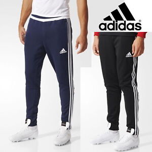 Adidas Tiro15 Mens Poly Football Training Trousers Sports Track Pants Black  Blue | eBay