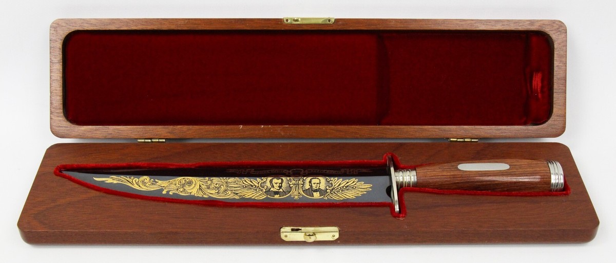 Commemorative Jim Bowie Rezin Bowie Vidalia Sandbar Fight Knife