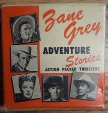 Zane Grey Adventure Stories "Hell Town" 104 B  W Film in Box John Wayne